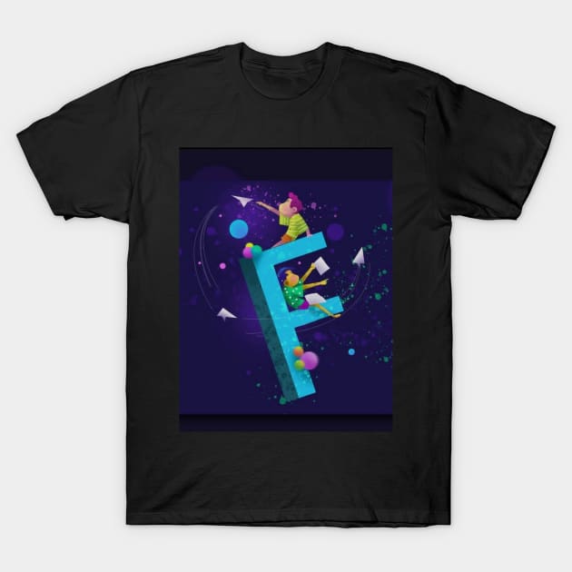 F for Friends T-Shirt by JESH